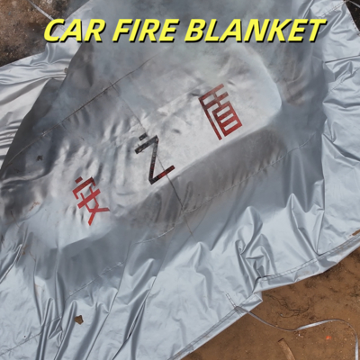 グレーEV車用防火ブランケット 550℃～1000℃ 耐熱性
