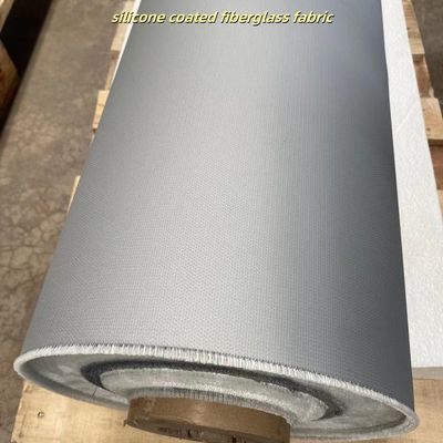 Silicone Coated Fiberglass Fabric Fireproof Heat Resistant 850g/m2