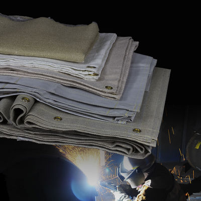 17オンス 16ミリサーモン溶接毛布と火災毛布 熱隔熱と耐火性