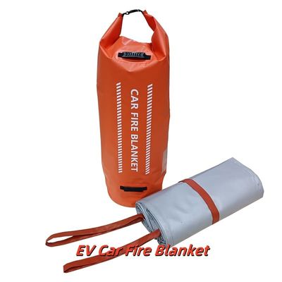 Suntex Series Car Fire Blanket with 550℃/1000℃ Thermal Resistance for Oxygen Deprivation in Gray