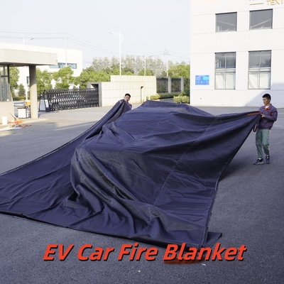 EV Fire Blanket Gray 550℃ Thermal Resistance for Lithium Battery Fires