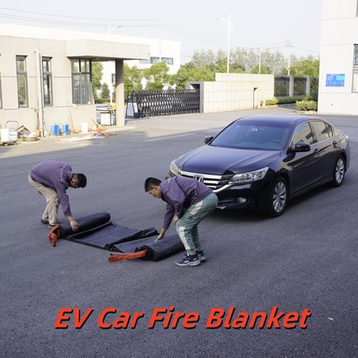 EV火災ブランケット グレー 550℃ 耐熱性 物流用