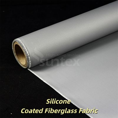 0.3 mm 厚さ 400 g/sqm 重さ シリコンで覆われたガラスの繊維 熱隔離と耐火性アプリケーション