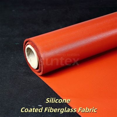 耐熱シリコンコーティングガラス繊維布 厚さ0.3mm、重量400g/㎡、高温エリア向け