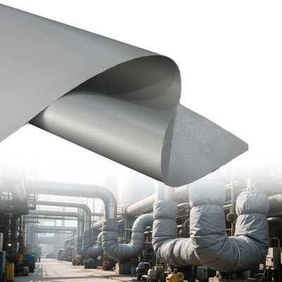 Double Sided Silicone Coated Fiberglass Fabric with Temperature Resistance -50°C to 500°C and 50 m / 100 m Roll Length