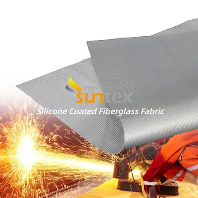 Fireproof Heat Resistant Silicone Coated Fiberglass Fabric 850g/m2 for High Temperature Applications