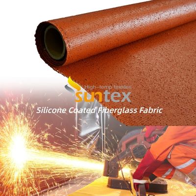 High Temperature Resistant Fireproof Anti-tear Silicone Coated Aramid Cloth Fabric for Industrial Applications