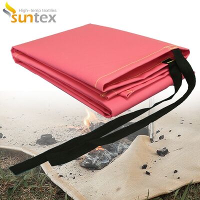 100% Fiberglass Welding Blanket with 550°C Heat Resistance and Acrylic Coating for Industrial Safety