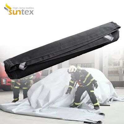 Emergency Car Fire Blanket with 550℃/1000℃ Thermal Resistance for Oxygen Deprivation and Easy Deployment
