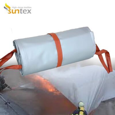 Flame-Retardant EV Car Fire Blanket with 550℃/1000℃ Thermal Resistance for Oxygen Deprivation Fire Control