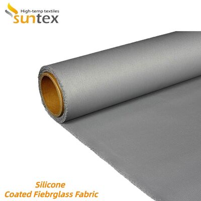 Fireproof Silicone Coated Fiberglass Fabric with Chemical Corrosion and Weather Aging Resistance