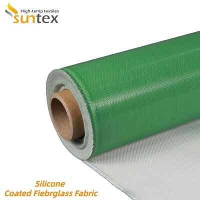 Industrial Grade Silicone Coated Fiberglass Fabric with 850g/m2 Weight Offering Fireproof and Chemical Corrosion Resistance