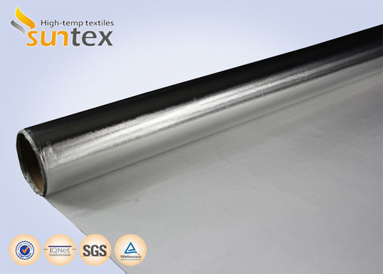 2. Silver Aluminum Foil Heat Reflective Fiberglass Fabric 0.2mm – Insulation Laminating Layer