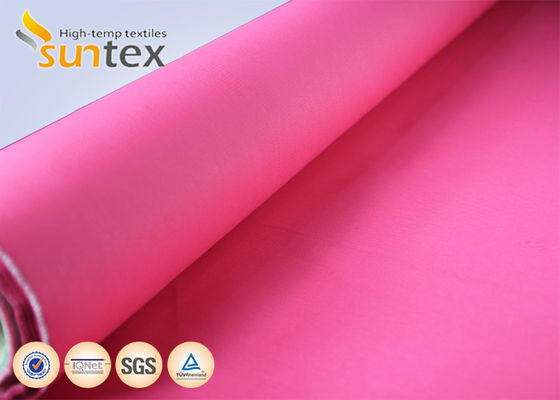 High Temperature 550 Degree C Acrylic Coated Fiberglass Fabric Easy to Sew and Cut Fire Resistant Fabric