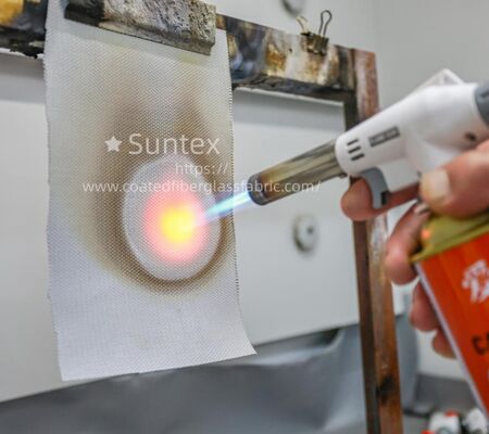 天候耐性 耐火性 シリコンコーティング ガラス繊維 布 850g/m2 屋外・化学環境用 高シリコンガラス繊維