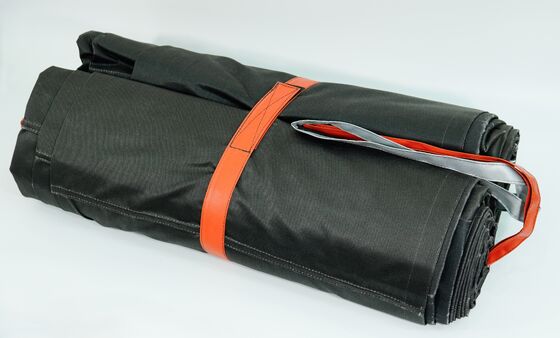 灰色高性能サンテックス 防火毛布 電気自動車の安全のために酸素不足でバッテリーの熱流出を遅らせます