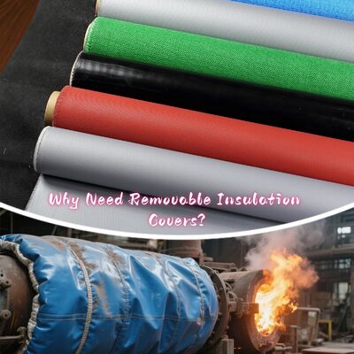 EN-13501 認証された防火ガラス繊維 カーテン用 防火カーテン用 温度耐性550°C 厚さ0.6mm