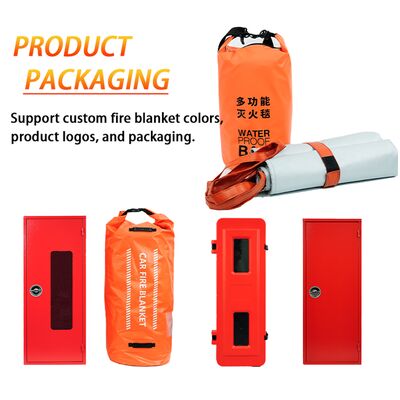 難燃性EV車火災用ブランケット 550℃/1000℃耐熱性・酸素遮断機能付き 火災安全対策用