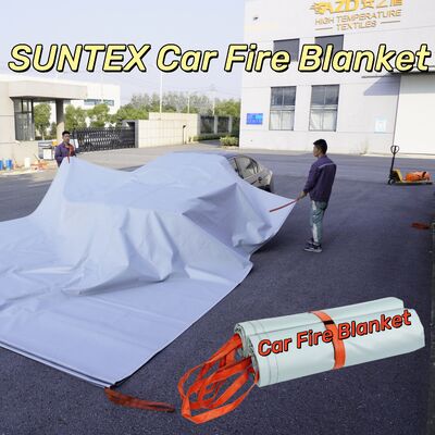 難燃性EV車火災用ブランケット 550℃/1000℃耐熱性 酸素遮断火災制御用