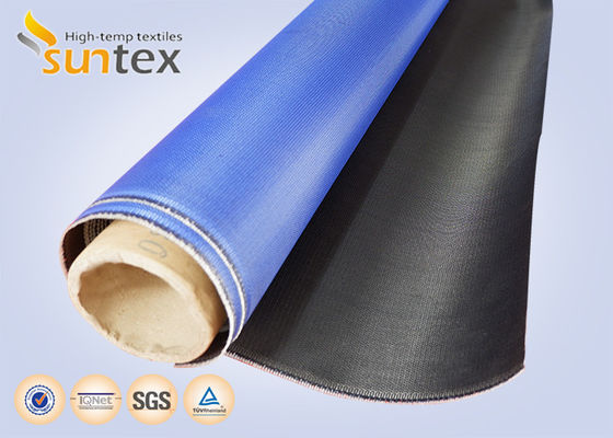 Fireproof PU Coated Fiberglass Fabric 460gsm for Fire Blankets