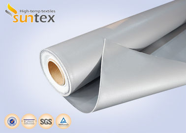 Double Sides Fiberglass Fabric Fireproof High Temperature Thermal Insulation Silicone Rubber Coated Fabric Cloth