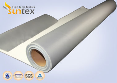 Double Sides Fiberglass Fabric Fireproof High Temperature Thermal Insulation Silicone Rubber Coated Fabric Cloth