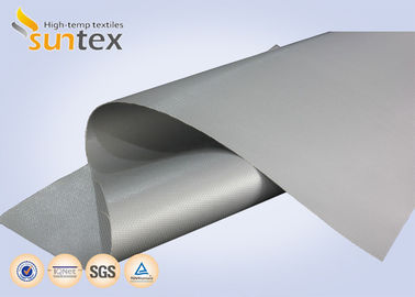 Double Sides Fiberglass Fabric Fireproof High Temperature Thermal Insulation Silicone Rubber Coated Fabric Cloth