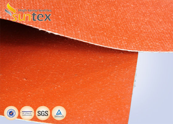 Heat Shield Material: Red 32 Oz Silicone Coated Fiberglass Cloth