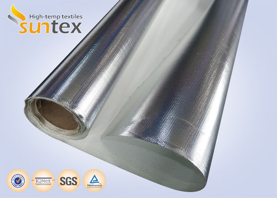 High-Quality Laminated Roll: Aluminum Foil Coated Fireproof Fiberglass Cloth