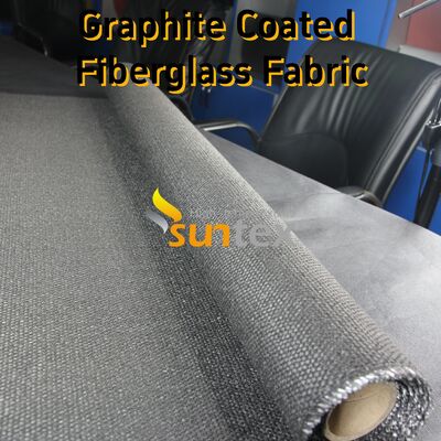 Graphite Coated High Temperature Fiberglass Fabric with 750℃ Coating and 550℃ Fabric Resistance 28.82oz/sqy