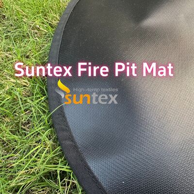 550C Heat Resistant Fire Pit Mat with Customizable Size and Multi-Layer Structure for Outdoor Protection