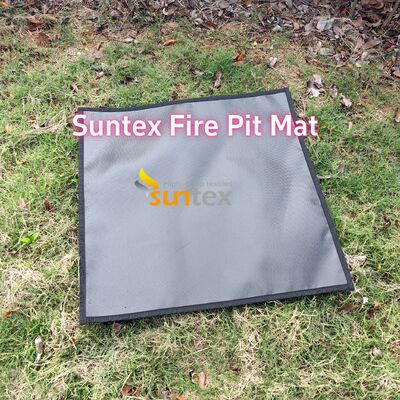 36 Inch Round Fire Pit Mat with 550C Heat-Resistant and Customizable Size for Outdoor Use