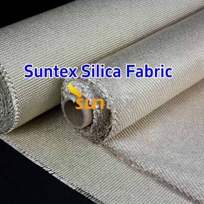 重用シリカ布の溶接毛布 1000°C温度耐性 18オンス/平方メートル単位重量とクラウフットパターン