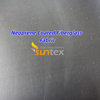 High Temperature Resistance Flame Retardant Neoprene Coated Fiberglass Fabric for Chemical Resistant Flexible Fabric Connector