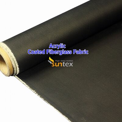 Acrylic Coated Fire Resistant Fiberglass Fabric with 550 Degree C Temperature Resistance for Welding Blankets - Easy to Sew and Cut