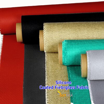 工業用途向け耐熱防火引裂き防止シリコーンコーティングガラス繊維クロス