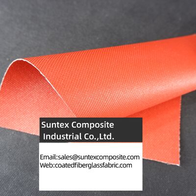 High Temperature Fireproof Alkali Free E-Glass Silicone Coated Fiberglass Fabric for Industrial Applications