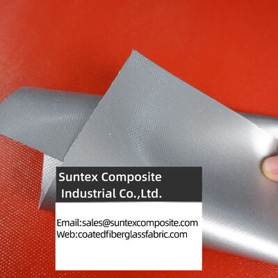 High Temperature Resistant Fireproof Anti-tear Silicone Coated Fiberglass Fabric for Industrial Applications