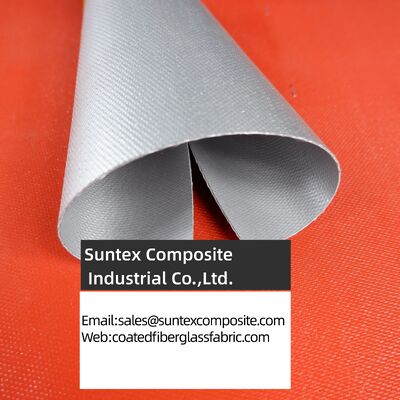 High Temperature Resistant Fireproof Anti-tear Silicone Coated Fiberglass Fabric for Industrial Applications