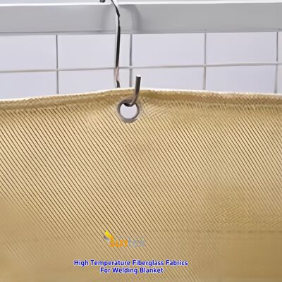 耐火性ガラス繊維の溶接毛布 耐熱性550°Cまで アクリルコーティング火毛布