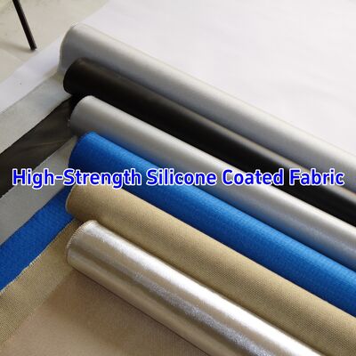 High Temperature Resistance Fireproof Silicone Coated Fiberglass Fabric with 590 g/sqm Weight for Heat Resistant Insulation