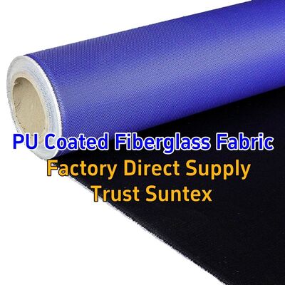 460 g/sqm 0.41 mm M0 耐火性 防火用用用 PU 覆いガラスの繊維布