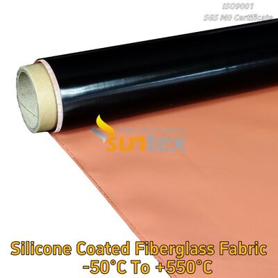 High Temperature Silicone Rubber Coated Fiberglass Sheet/Fabric/Cloth