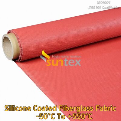 High Temperature Silicone Rubber Coated Fiberglass Sheet/Fabric/Cloth
