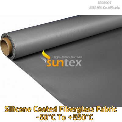Different Colors High Temperature Thermal Insulation Fireproof Silicone Rubber Coated Fiberglass Fabric