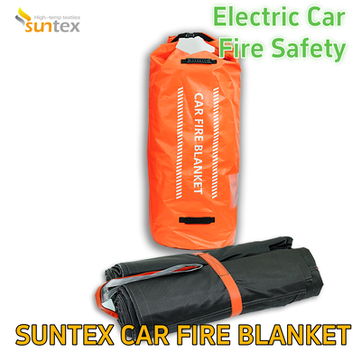 Cross Border Car Fire Blanket Portable High Temperature Resistant and Flame-retardant Fiberglass