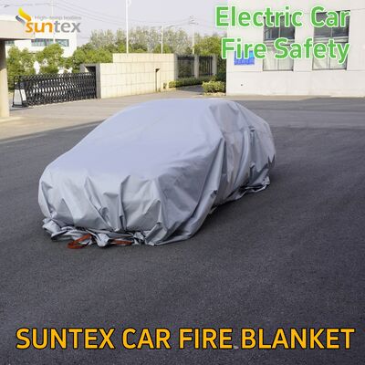 Cross Border Car Fire Blanket Portable High Temperature Resistant and Flame-retardant Fiberglass